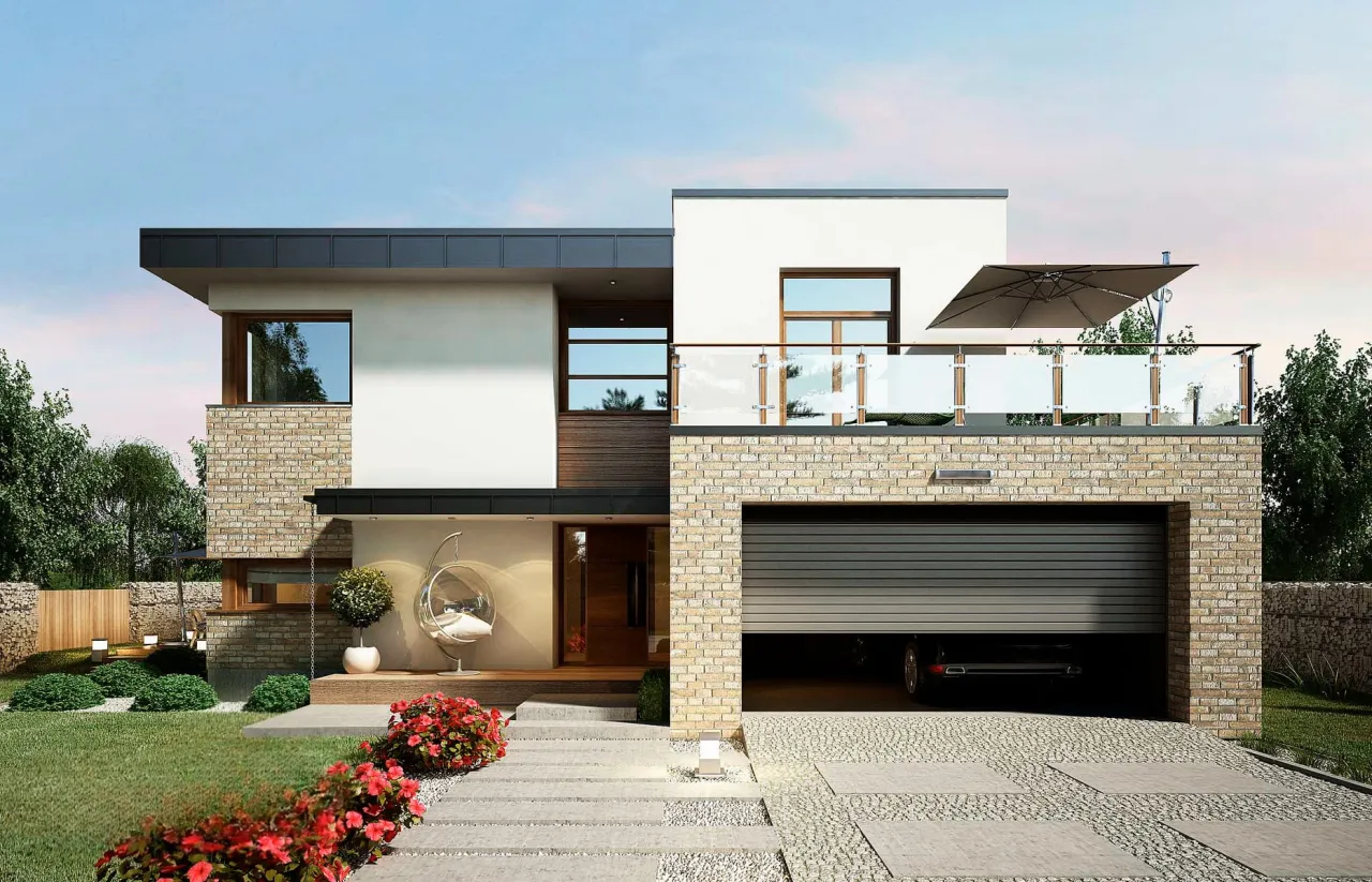 Проект дома Ресифи (КР-М-37) 252,65 м² 2 этажа