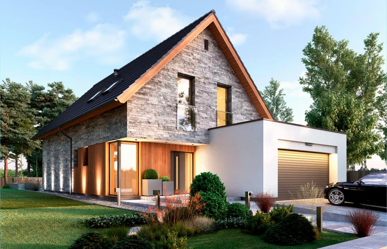 Проект дома Прага (КР-М-22) 242,73 м² 1 этаж