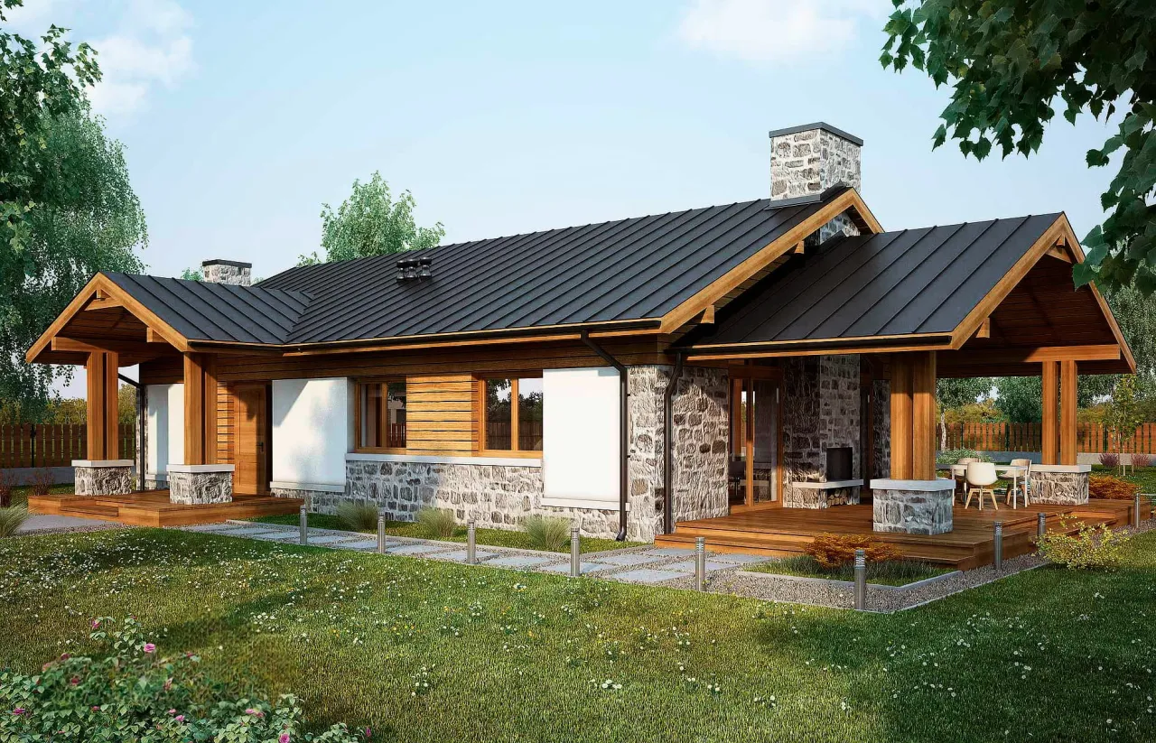 Проект дома Кампинас (КР-М-38) 179,82 м² 2 этажа