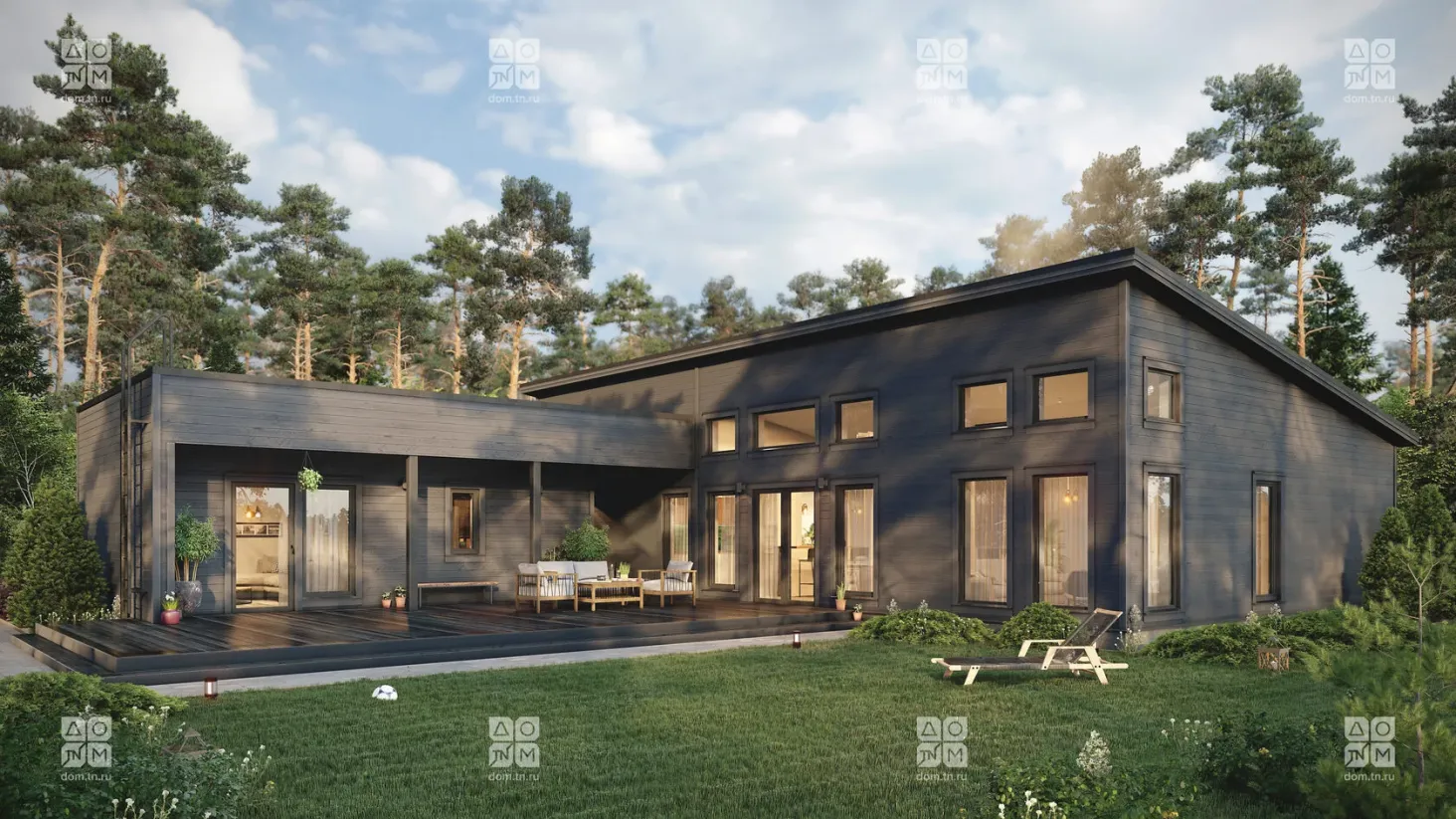 Проект дома финляндия 150 233 м² 1 этаж