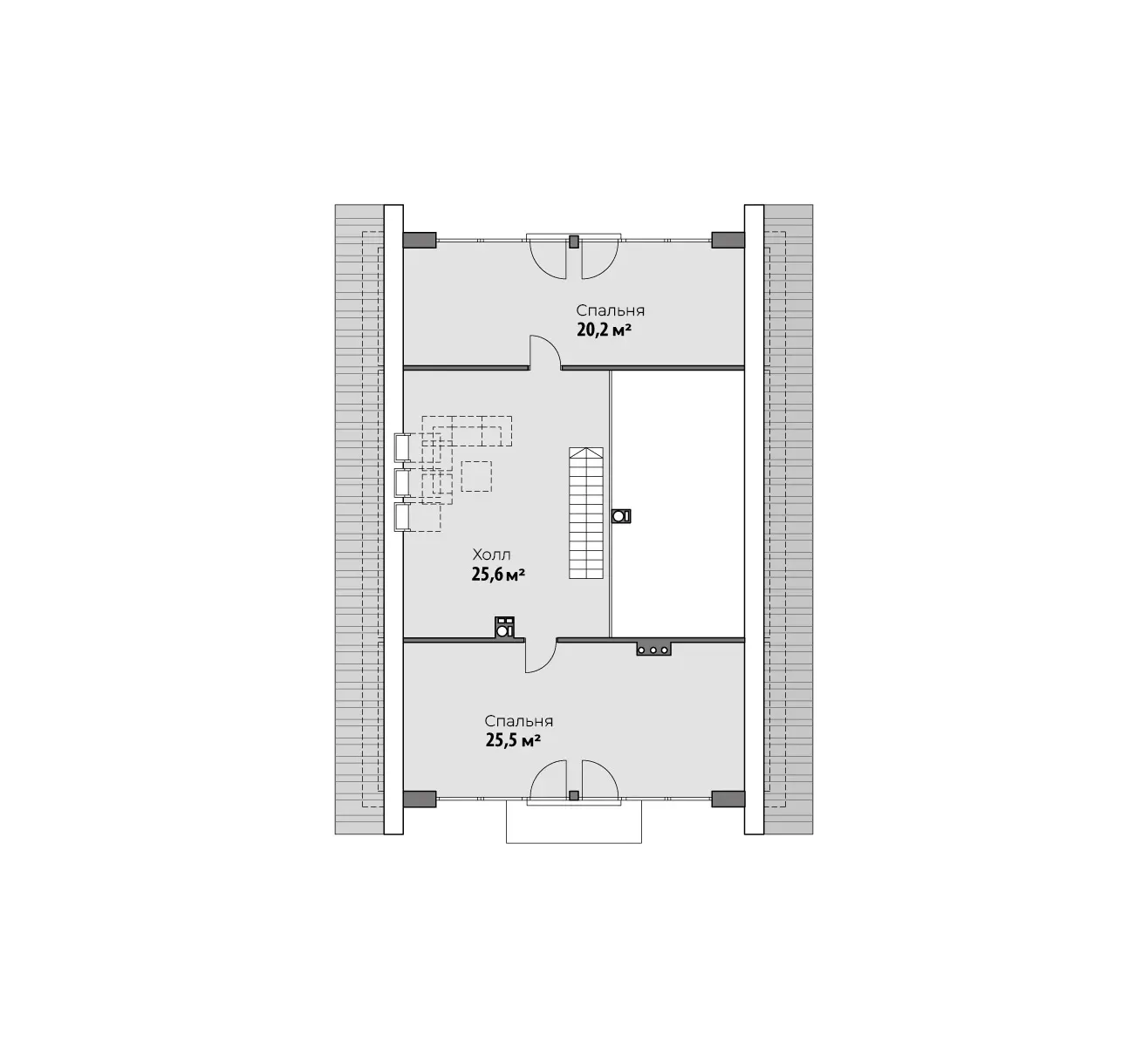Планировка Уддевала (ГБ-М-23) 2 этаж