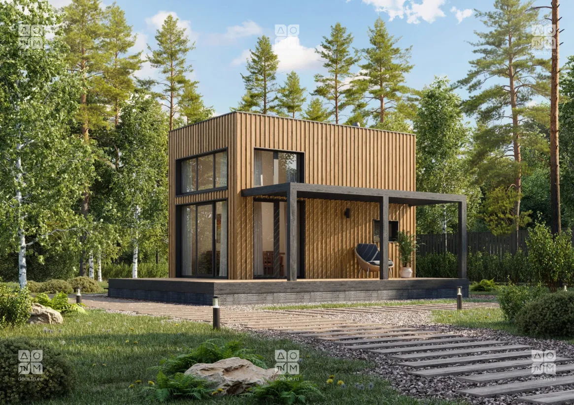 Проект дома Атмосфера 24 51 м² 2 этажа