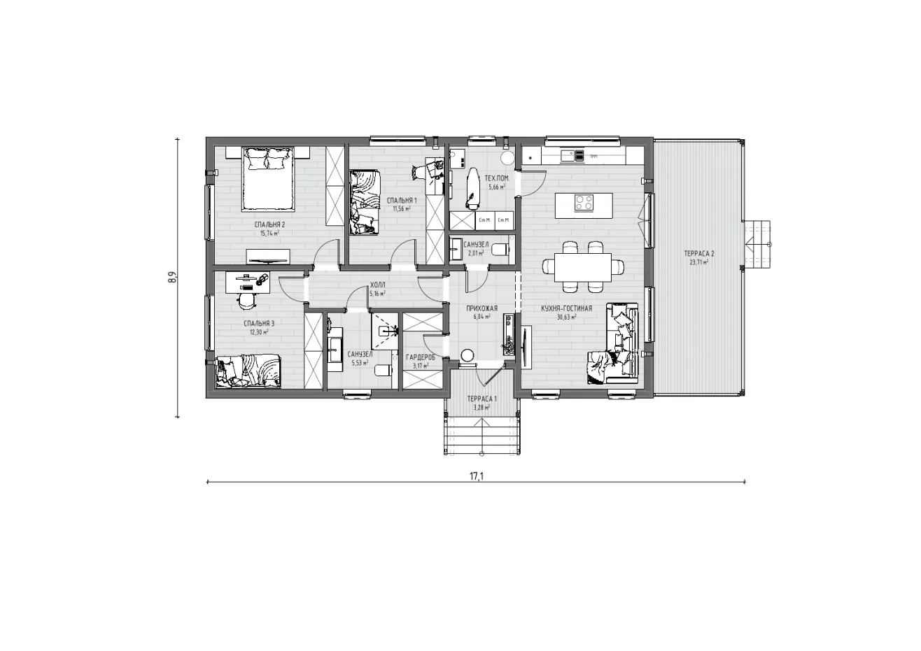 Планировка гоген 1 этаж