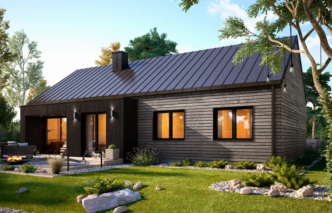 Проект дома Анси (ГБ-S-16) 161,71 м² 1 этаж