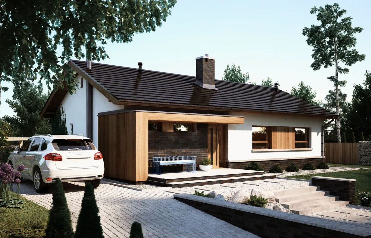 Проект дома Ставангер (КР-S-17) 132,05 м² 1 этаж