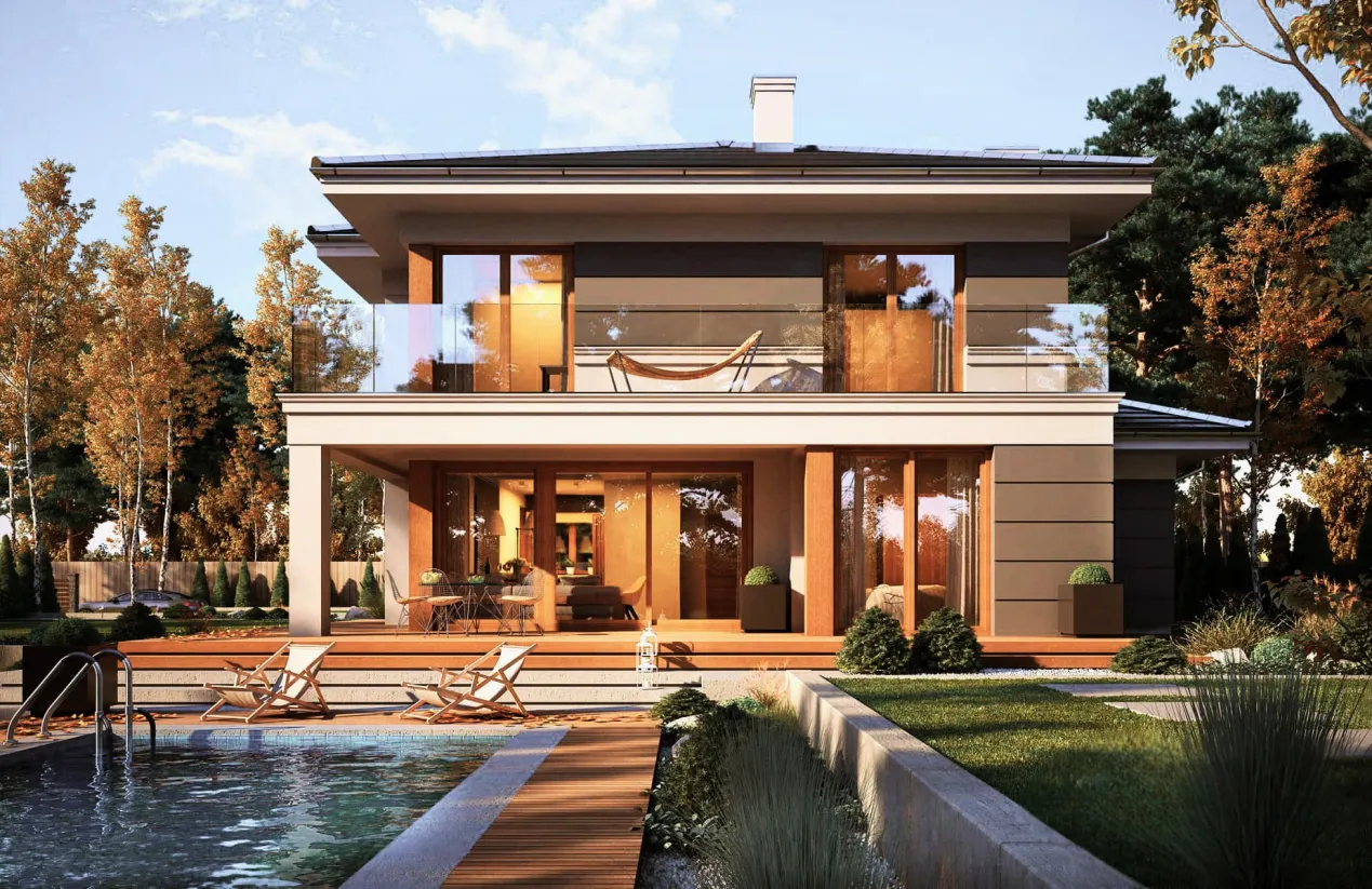 Проект дома Вестервик (ГБ-М-24) 244,98 м² 2 этажа