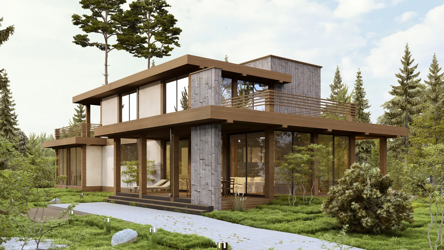 Проект дома Верона 461,64 м² 2 этажа