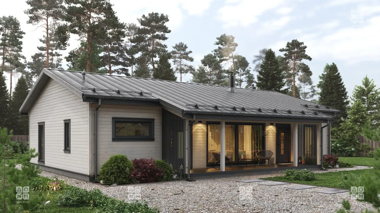 Проект дома финляндия 110 233 м² 1 этаж